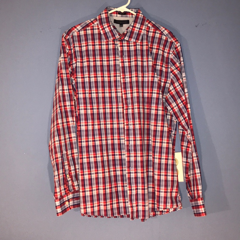 Tommy Hilfiger mens button down size 16 1/2 34-35
